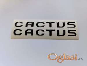 Citroen CACTUS - stiker oznaka